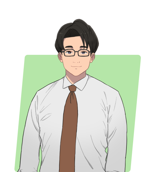 社員N.D.の似顔絵